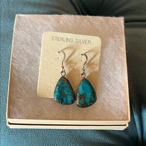 Sterling Silver Turquoise Earrings